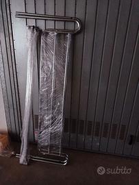 Sponde letto in acciaio cromato anticaduta