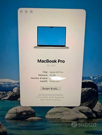 Macbook pro m1 2021