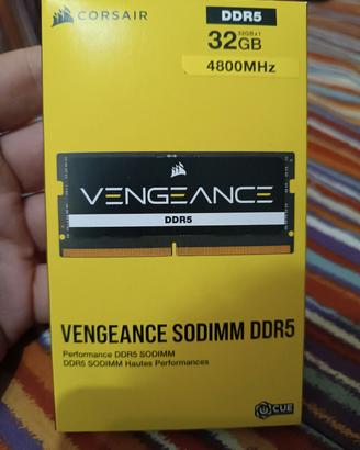 CORSAIR VENGEANCE SODIMM DDR5 RAM  1x32GB 48
