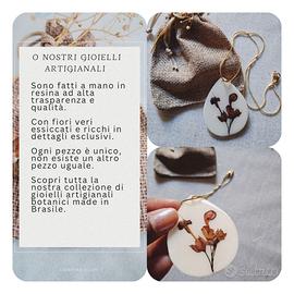 Collana in resina