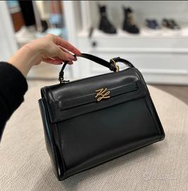 K/Autograph Top Handle Bag - Karl Lagerfeld