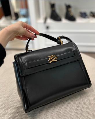 K/Autograph Top Handle Bag - Karl Lagerfeld