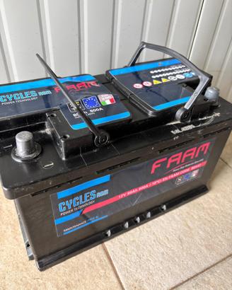 Batteria auto start e stop agm 80Ah 800