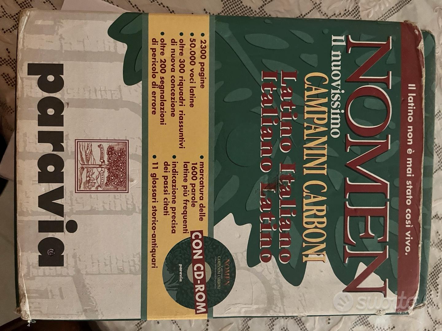 Nomen. Il nuovissimo Campanini Carboni. Latino-italiano, italiano-latino.  Con CD-ROM