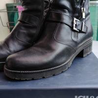 Stivaletti NeroGiardini in Vera Pelle - Neri - N. 