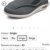 Scarpa ortopedica tg.43 grigia