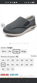 Scarpa ortopedica tg.43 grigia