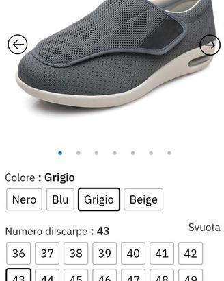 Scarpa ortopedica tg.43 grigia