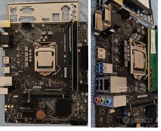 SCHEDA MADRE-MSI H310M, I3-8300, RAM-8GB DDR4