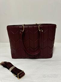 Tote V*73 nuova color burgundy