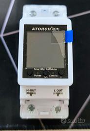 Smart Meter ATORCH 63A Wi-Fi Guida DIN - NUOVO