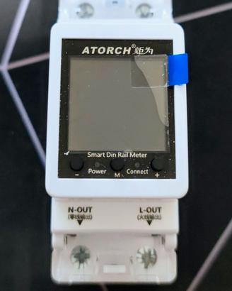 Smart Meter ATORCH 63A Wi-Fi Guida DIN - NUOVO