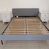 letto più 2 comodini marca ikea