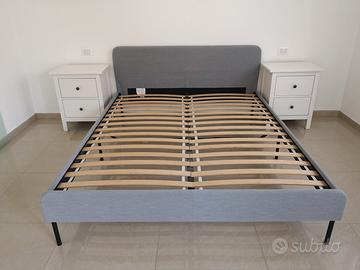letto più 2 comodini marca ikea