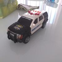 Auto polizia con luci e suoni