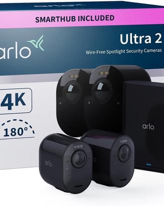 Netgear Arlo ULTRA 2 - Kit da 2 Telecamere