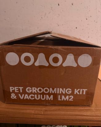 Kit pet grooming e vacuum per animali