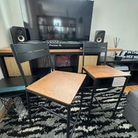 2 sgabelli IKEA SANDSBERG neri