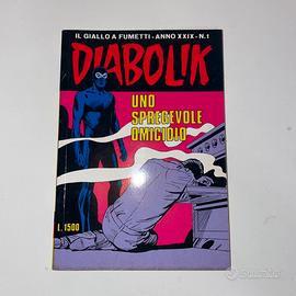 Fumetto Diabolik - Anno XXIX - N.1