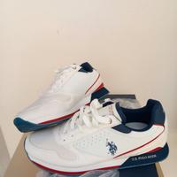 Scarpe sneakers Us Polo Assn bianche tg 45 nuove