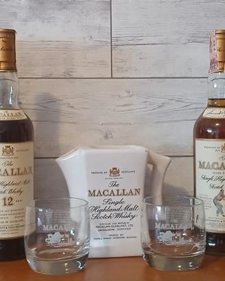 Whisky Macallan 7 e 12 years old import Giovinetti
