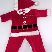 Vestito di Babbo Natale neonato