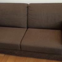 Divano 3 posti marrone Poltrone e Sofà