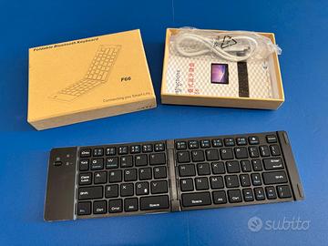 Tastiera Bluetoot Pieghevole portatile QWERTY