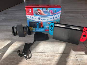 Nintendo switch sport + joycon aggiuntivi