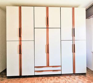 Armadio 3 metri in LEGNO MASSICCIO - Modulare