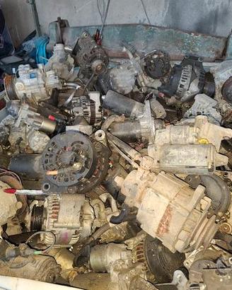 alternatore, mot. avviamento, compressori