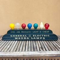Espositore vitnage Genereal Electric Mazda Lamps