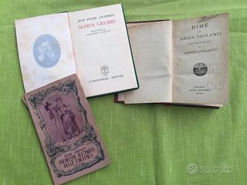 LOTTO 3 LIBRI ANNI ‘40 - Argia Sbolenfi - Jacobsen