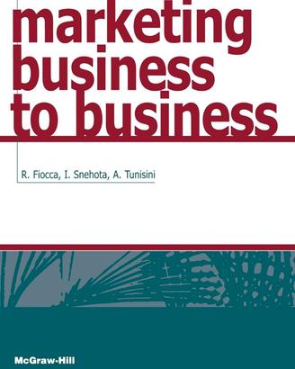 Libro MARKETING BUSINESS TO BUSINESS