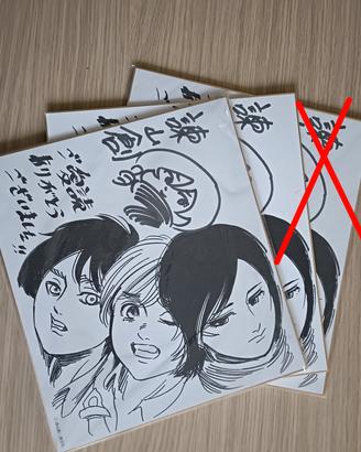 Shikishi Attack on titan 