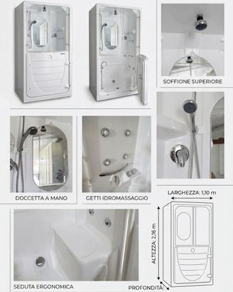 Cabina Doccia Multifunzione con IdromassaggioBUSCO