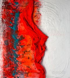 Quadro in acrilico su tela con telaio