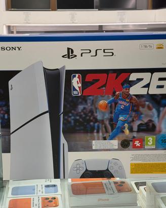 Sony PlayStation 5 Slim Disco + NBA 2K26 - NUOVA