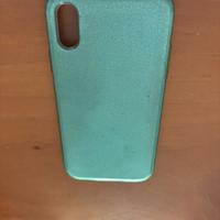 Cover Iphone XR azzurra brillantinata