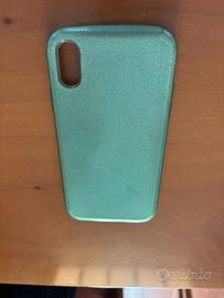 Cover Iphone XR azzurra brillantinata