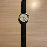 Orologio SHAARMS quadrante bianco cinturino nero