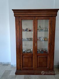 VETRINA IN STILE LEGNO MASSELLO