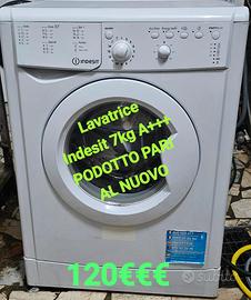 lavatrice Indesit 7kg A+++ PRODOTTO PARI AL NUOVO 