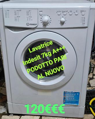 lavatrice Indesit 7kg A+++ PRODOTTO PARI AL NUOVO 