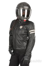 GIACCA PELLE MOTO CAFE' RACER ELEVEIT DONNA MORBID