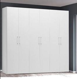 Armadio Basic 270 x 58 x 247 colore bianco frassin