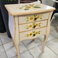 Tavolino legno con cassetti