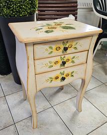 Tavolino legno con cassetti