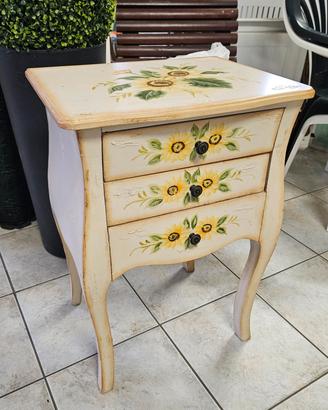 Tavolino legno con cassetti