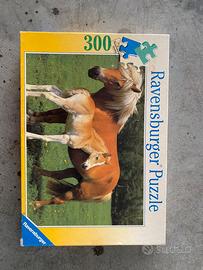 Puzzle Ravensburger 300 pezzi - Cavalli (Completo)